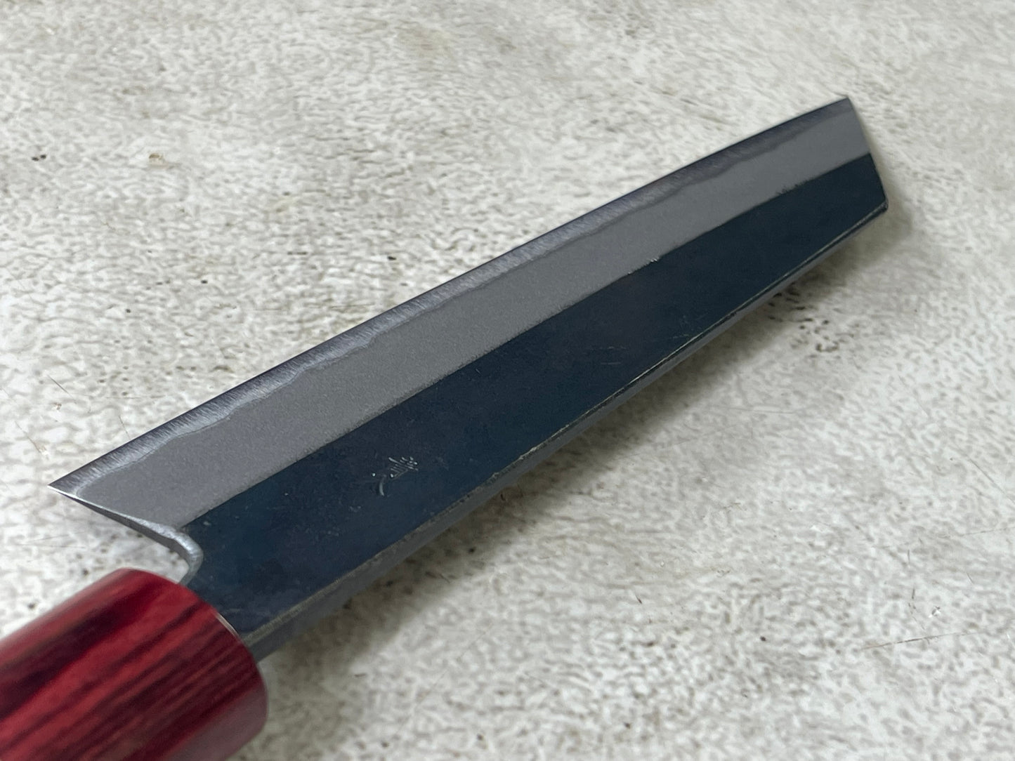 Muneishi Aogami 2 Iron Clad Kiritsuke 165mm Kurouchi Finish