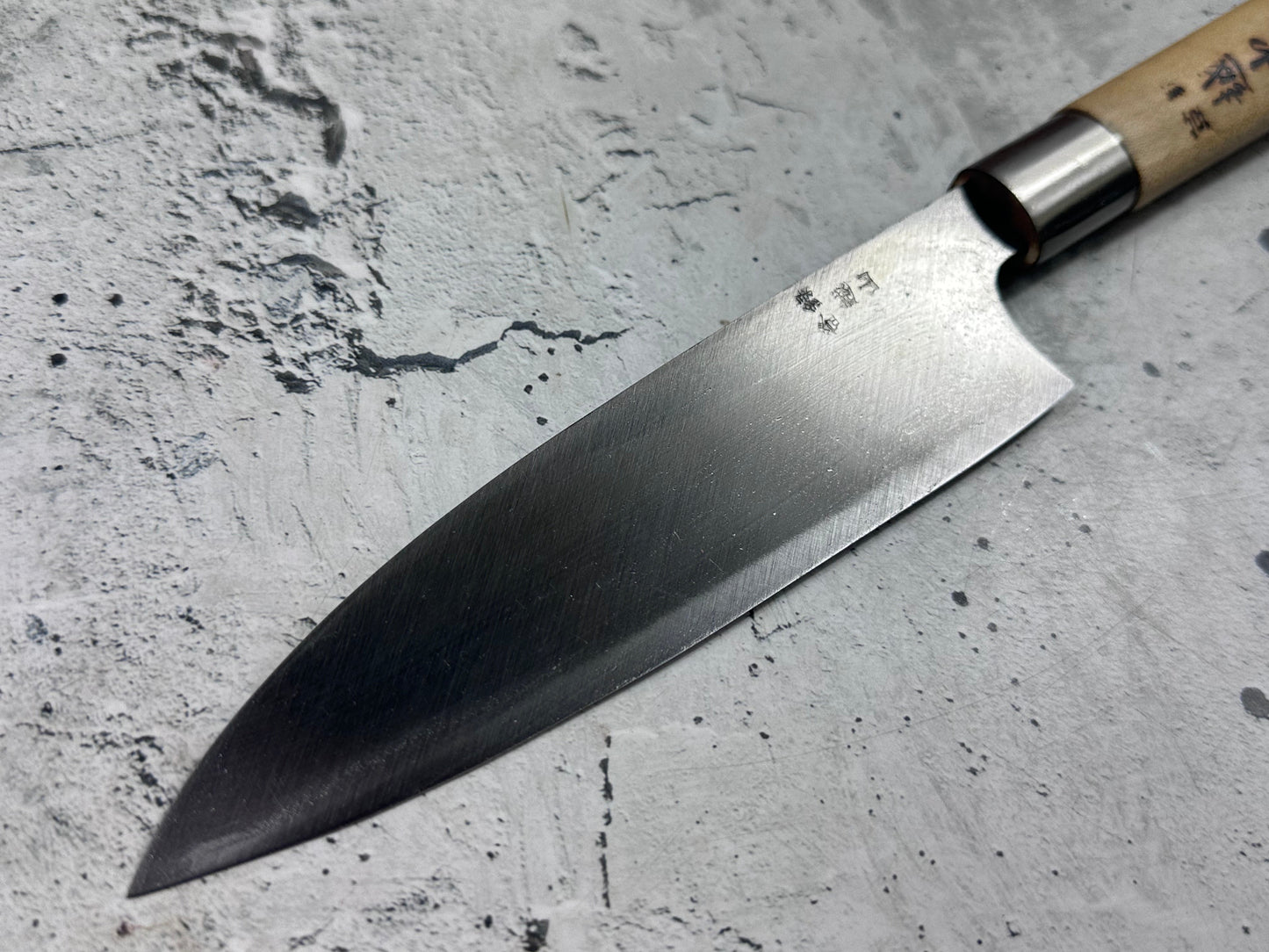Vintage Sakai Takayuki Funayuki Knife 170mm Carbon Steel Original Box 2135