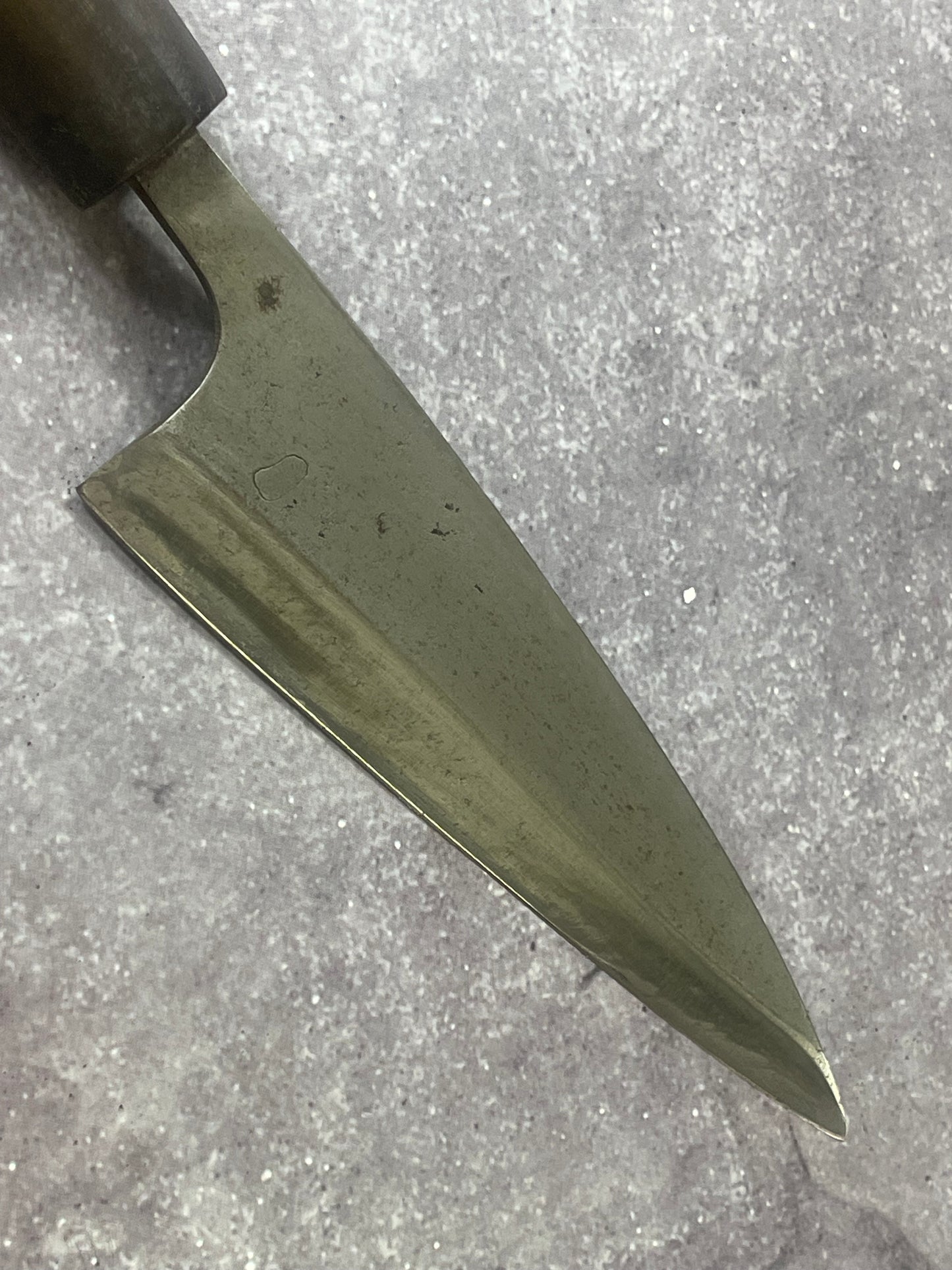 Vintage Japanese Funayuki Knife 130mm Made in Japan 🇯🇵 Carbon Steel 1671