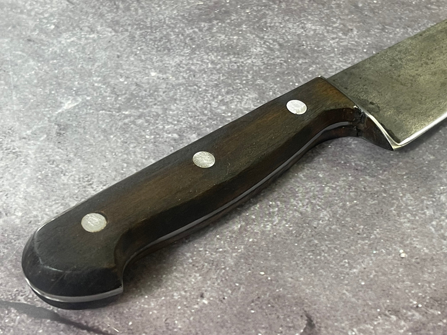 Vintage J. A. Henckles Twinworks Chef Knife 20cm Carbon Stell Made in German 🇩🇪 1618