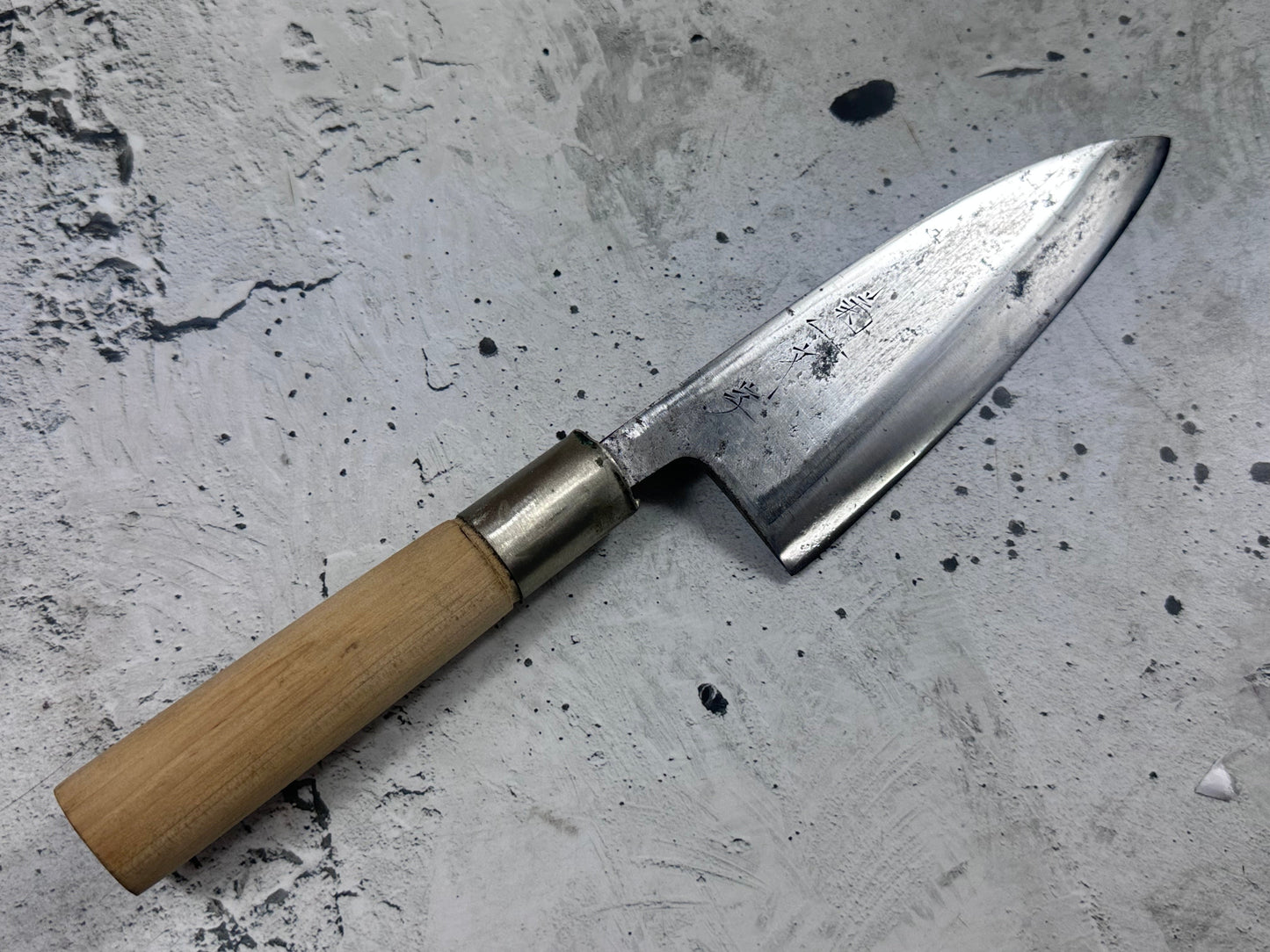 Vintage Japanese Knife Set 3x Carbon Steel Japan 2007