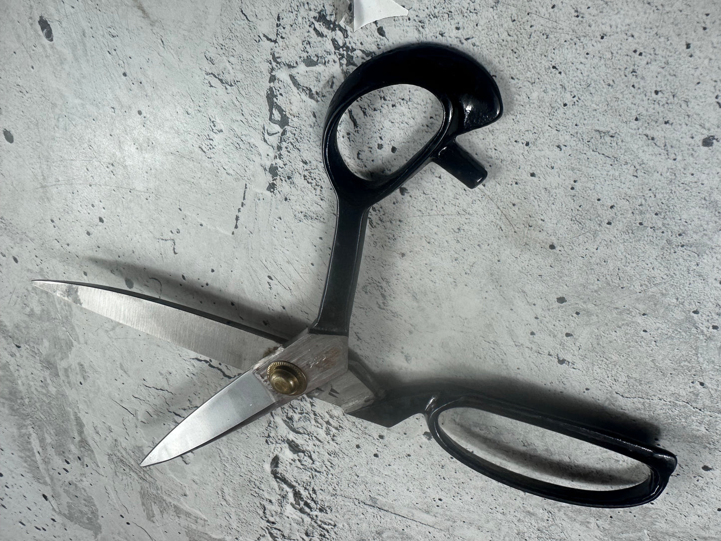 Vintage Ryujiro Kitchen Scissors 170mm Carbon Steel 2156