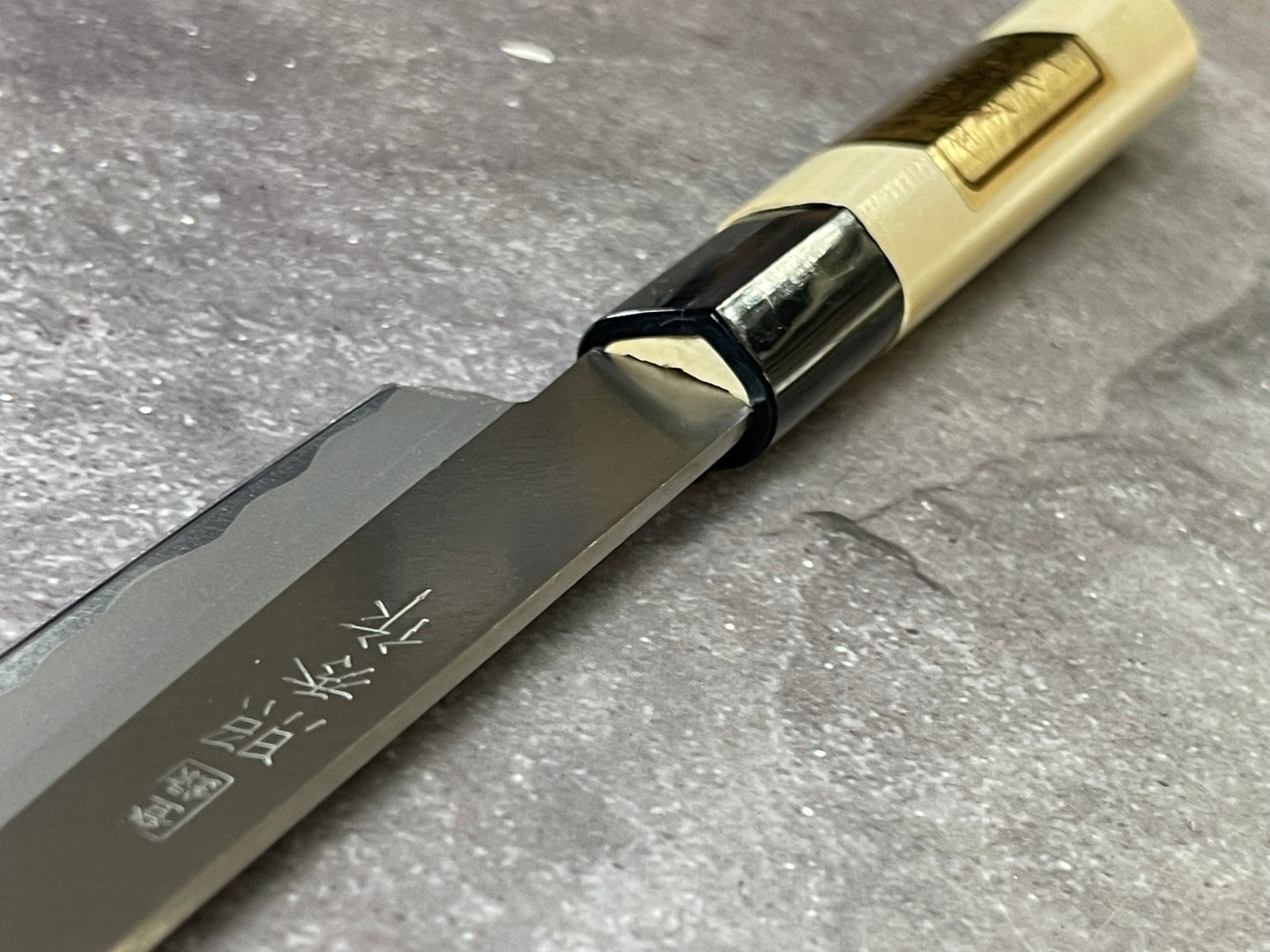 Vintage Japanese Yanagiba Knife 200mm  Made in Japan 🇯🇵 Carbon Steel 1682