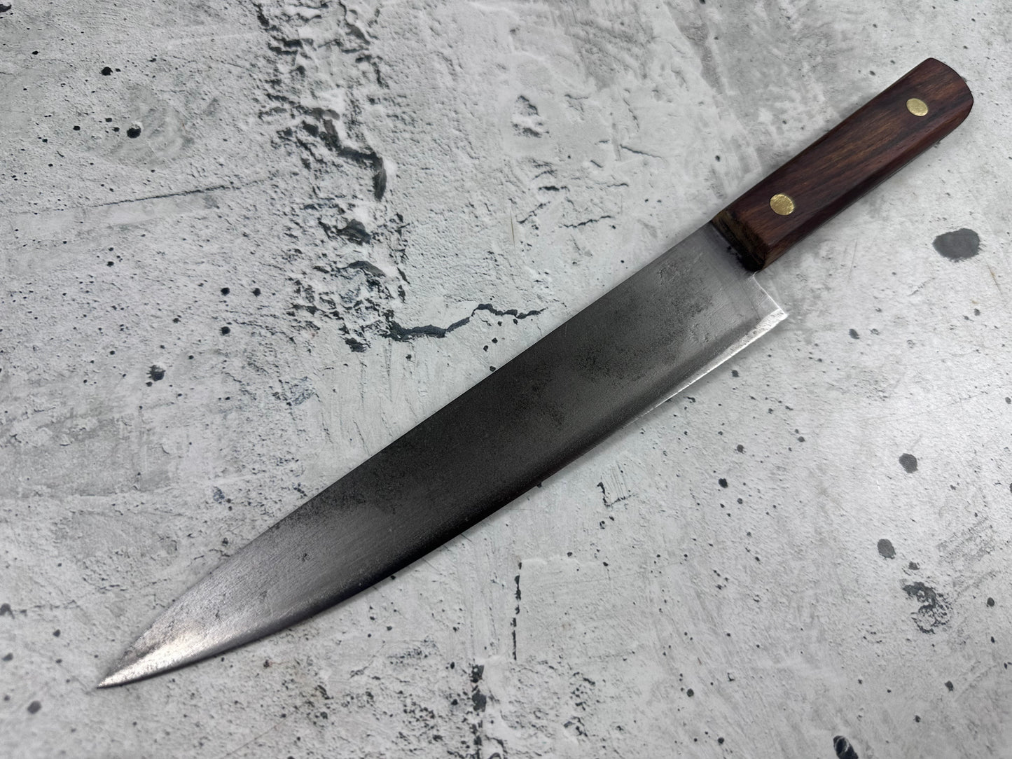 Vintage Japanese Gyuto Knife 210mm Carbon Steel Japan 2012