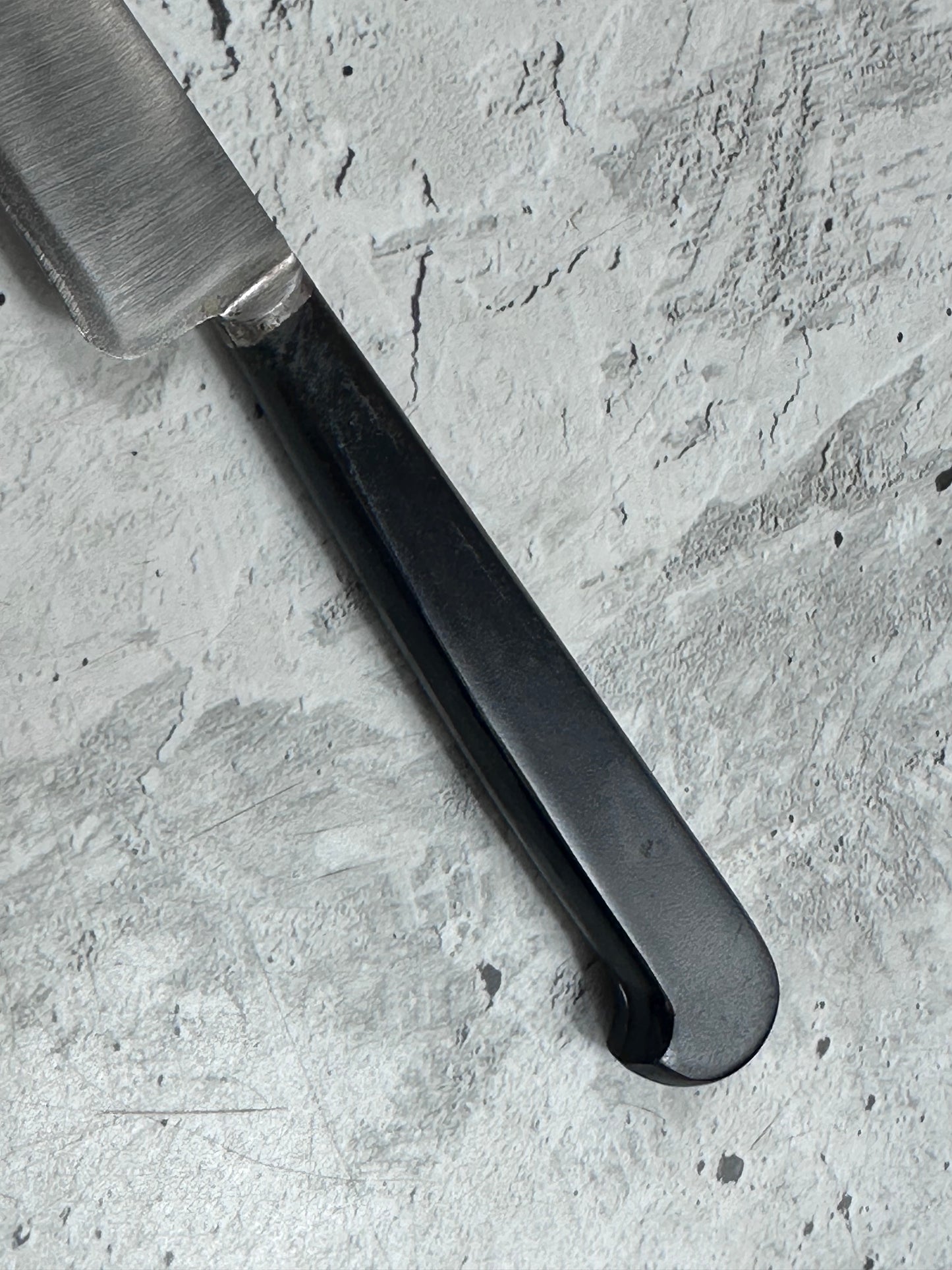 Vintage French Nogent Style Paring Knife 110mm Inox Steel POM Handle 2202
