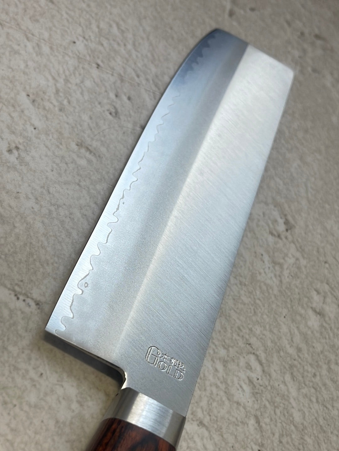 Tsunehisa VG1 Nakiri Knife 165mm  Brown Pakkawood Handle - Made in Japan 🇯🇵