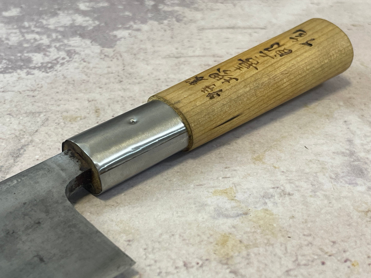 Vintage Japanese Deba Knife 150mm Made in Japan 🇯🇵 Carbon Steel 1429