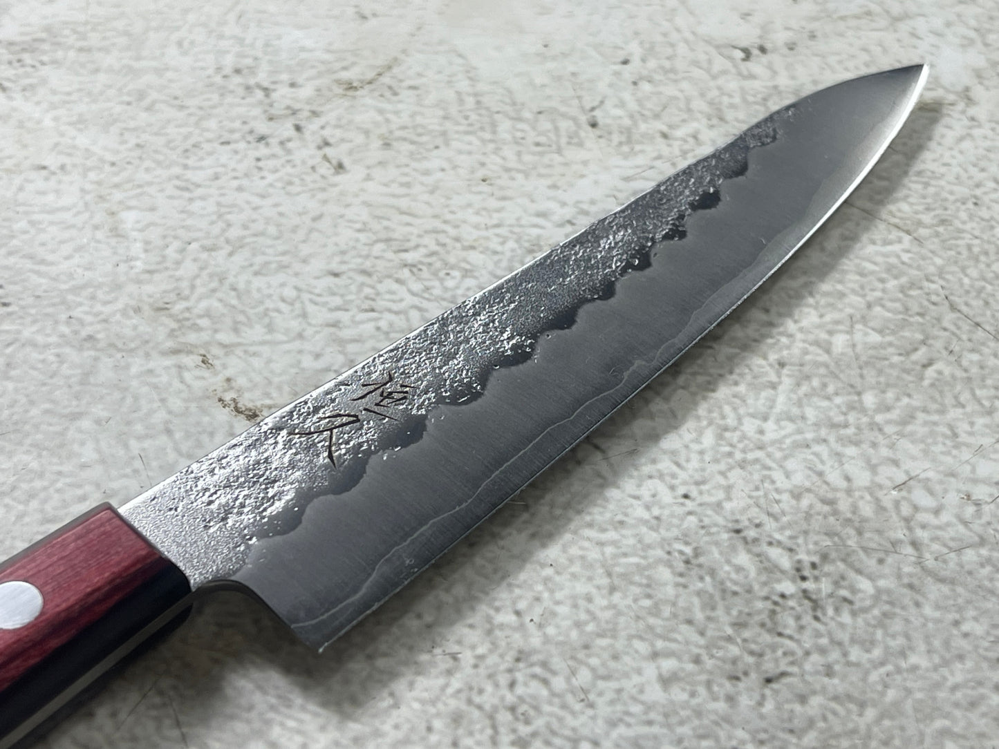 Tsunehisa G3 Nashiji Red Petty 135mm - Made in Japan 🇯🇵