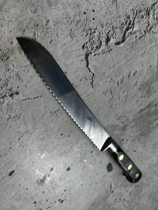Vintage Sabatier Bread Knife 200mm High Carbon Steel Made in France 🇫🇷 2040