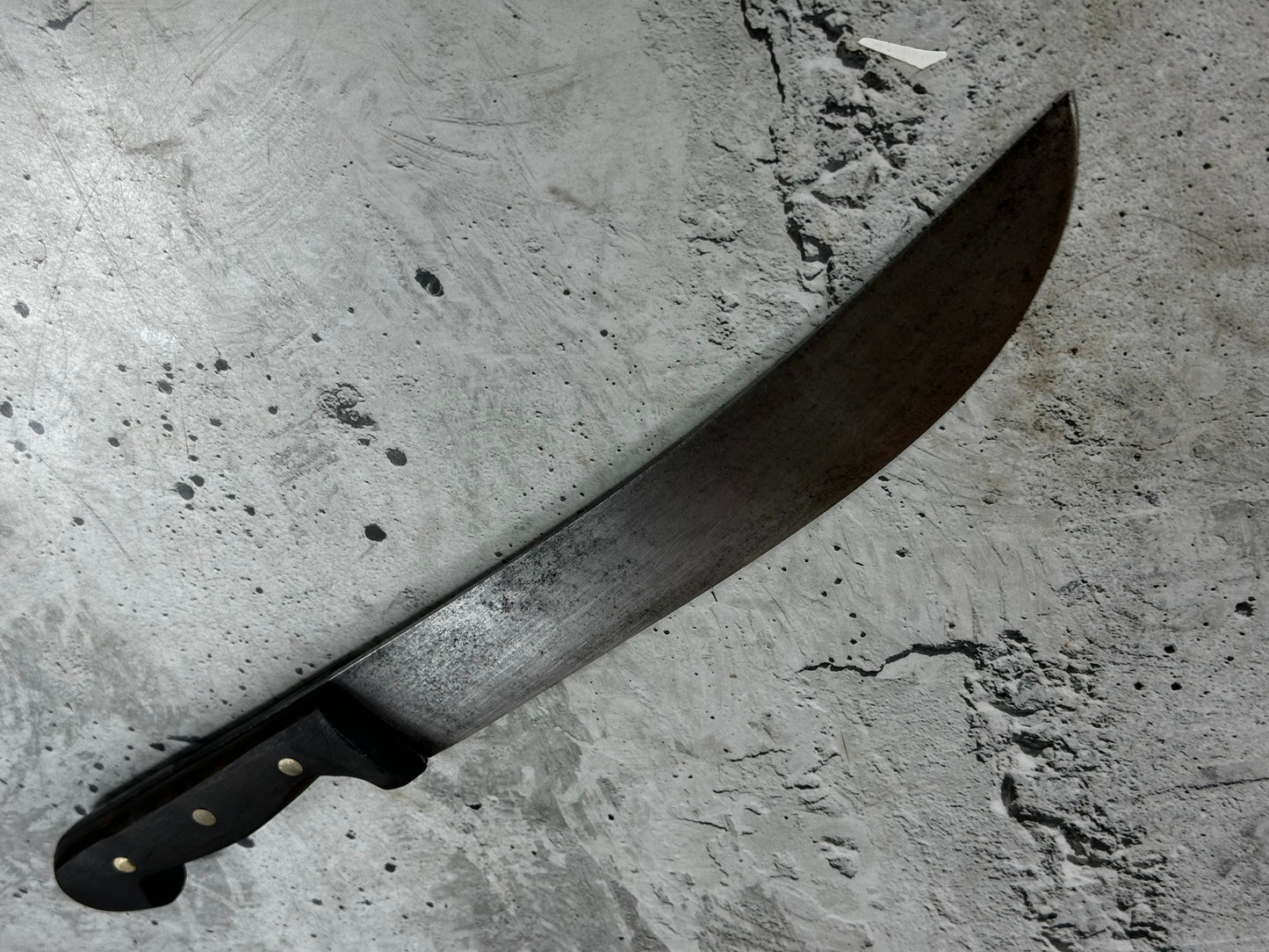 Vintage Gustav Emil Ern Butcher  Knife 250mm Made in Germany 🇩🇪 Cabon steel 2002