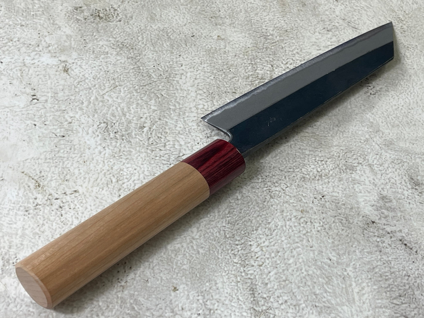 Muneishi Aogami 2 Iron Clad Kiritsuke 165mm Kurouchi Finish