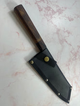 Load image into Gallery viewer, SanMai Santoku 180mm Nashiji Etched, Jatiwood &amp; Rosewood Handle