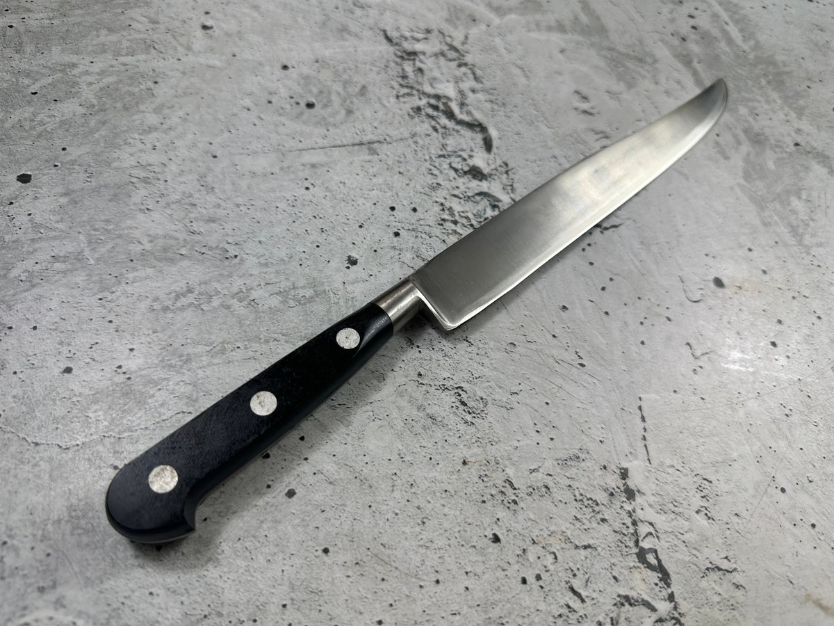 Vintage French Sabatier Carving Knife 220mm High Carbon Steel POM Handle  2269
