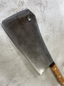 Vintage Gustav Emil Ern Butcher Cleaver 26cm Knife Made in German 🇩🇪 Carbon Steel 1886