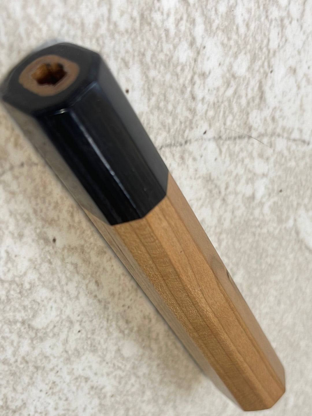 Japanese Handle Cherry Black with Shitan Bolster Octagon Shape