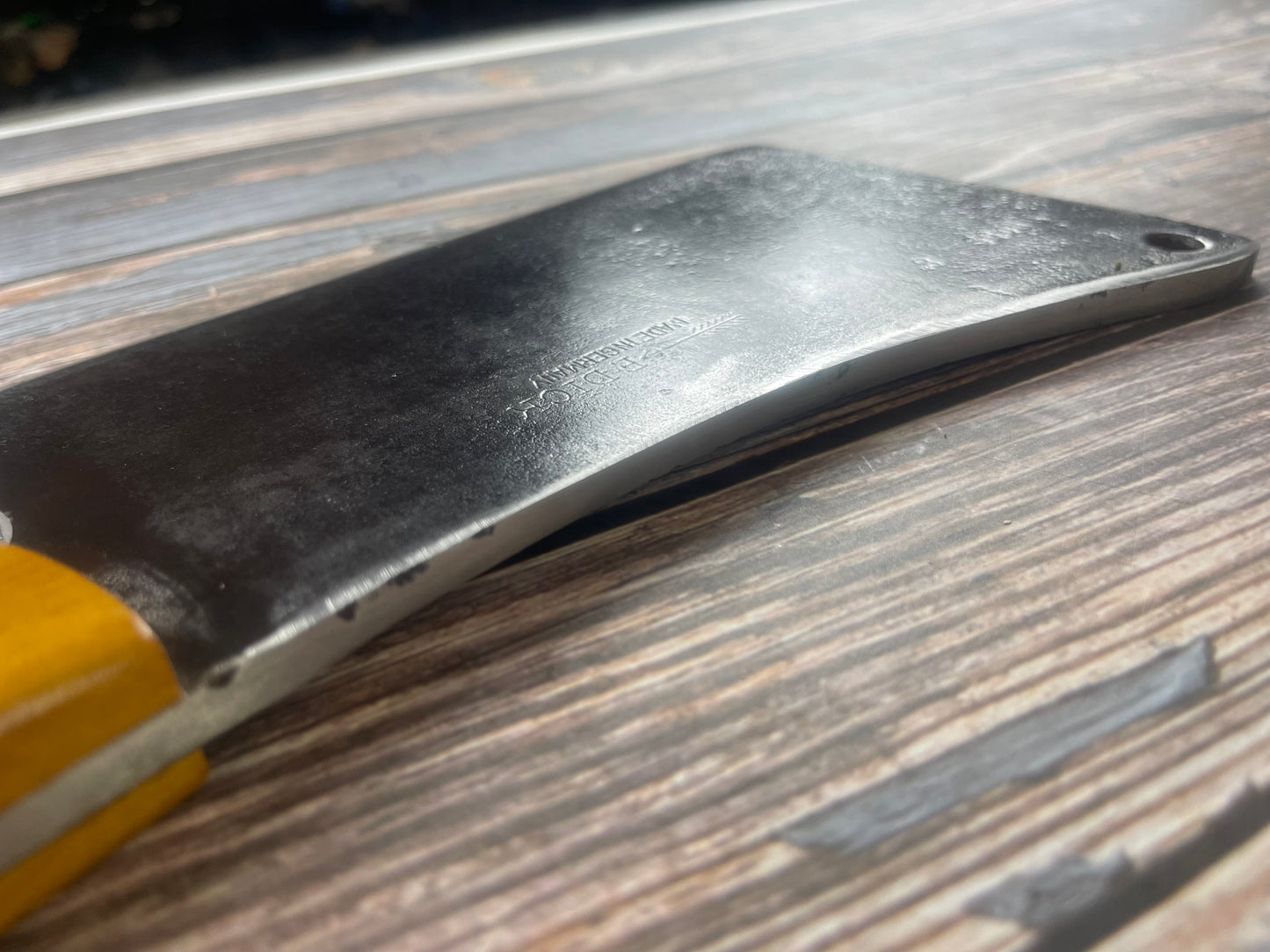 Premium Vintage F. Dick Butcher Cleaver Knife 200mm Carbon Steel 🇩🇪