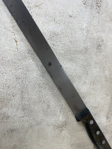 Vintage Gustav Emil Ern Flexible Brisket Knife 310mm High Carbon Steel Made in Germany 🇩🇪 1888