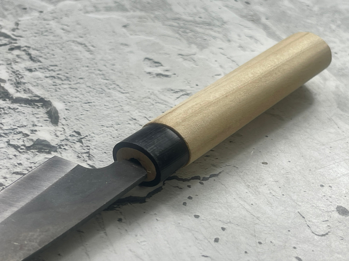 Vintage Japanese Ko Deba Knife 10cm Carbon Steel Magnolia Handle Made In Japan 🇯🇵 1750