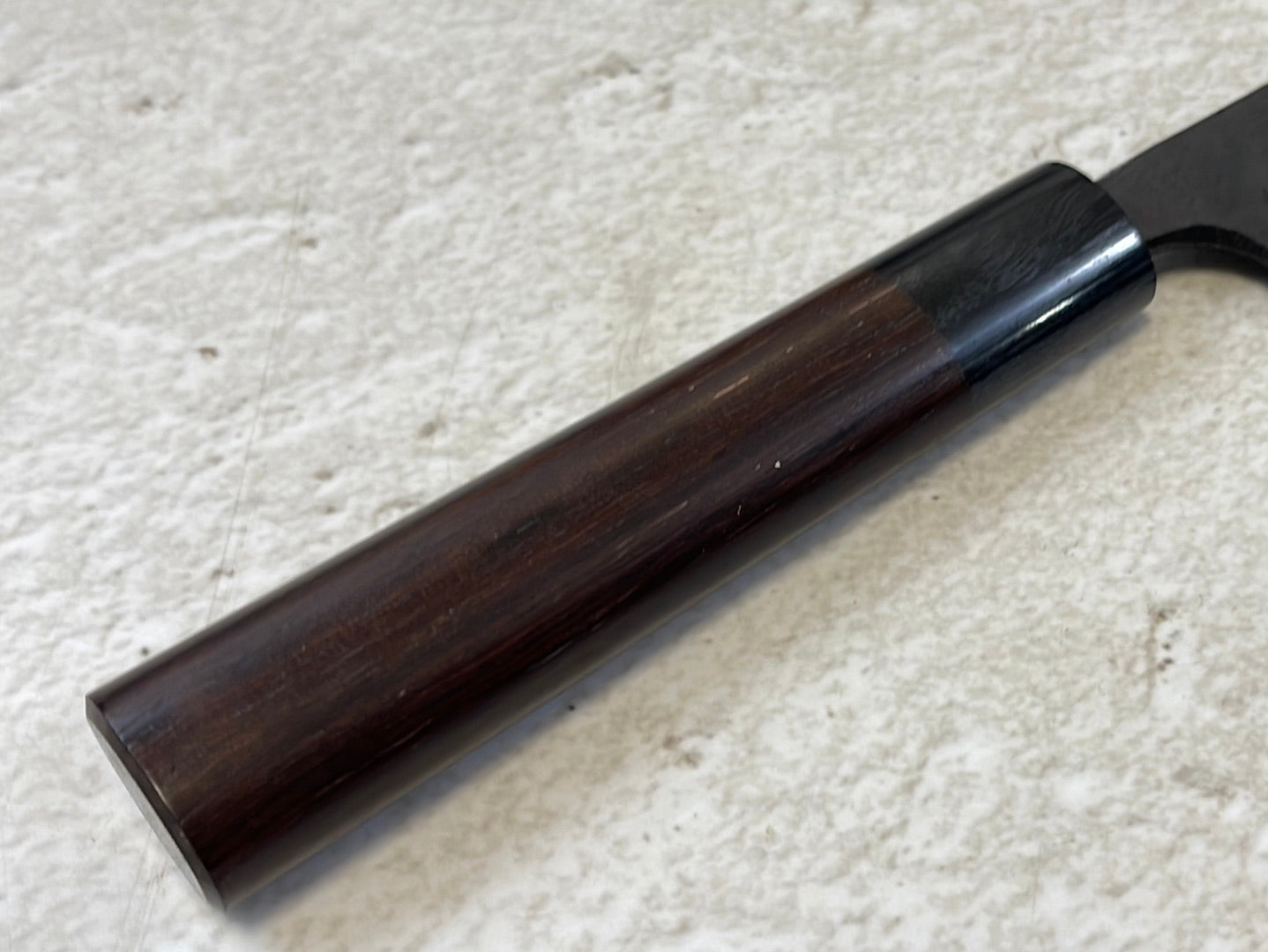Tsunehisa Shirogami Kurochi Finish Ko-Bocho Deba Knife 105mm - Made in Japan 🇯🇵