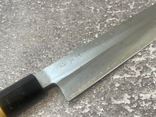 Load image into Gallery viewer, Vintage Japanese Yanagiba Knife 230mm Made in Japan 🇯🇵 Carbon Steel 1306