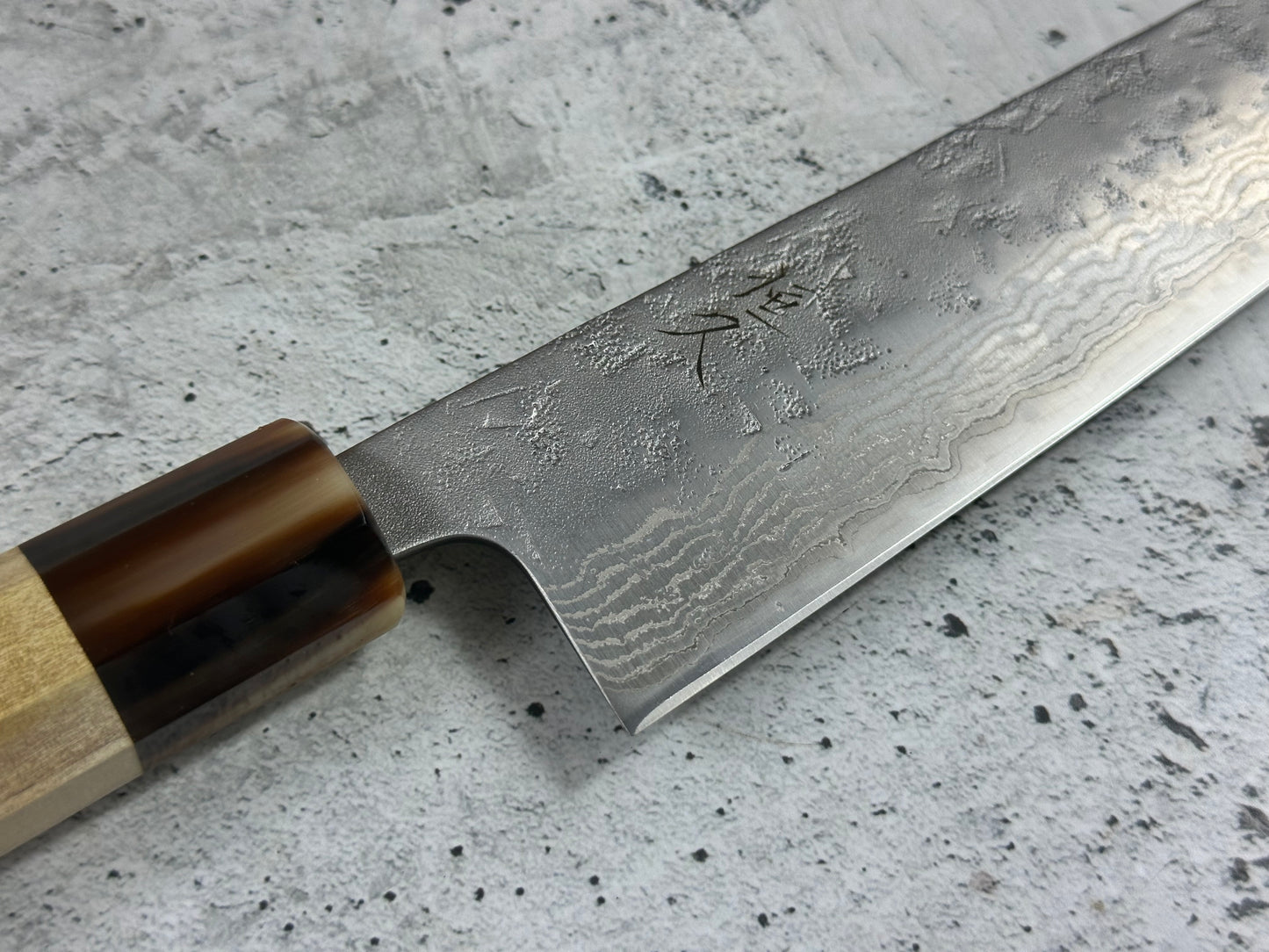 Tsunehisa SW Washiji Bunka Knife 170mm - Made in Japan 🇯🇵 Buffalo Horn Magnolia Handle