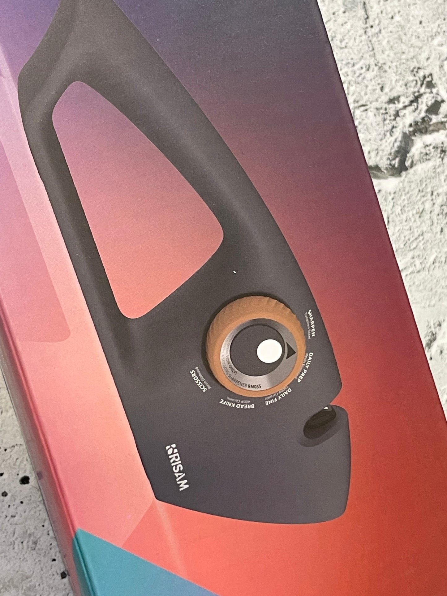 New Risan 5 in 1 Hand-Held Knife & Scissors Sharpener