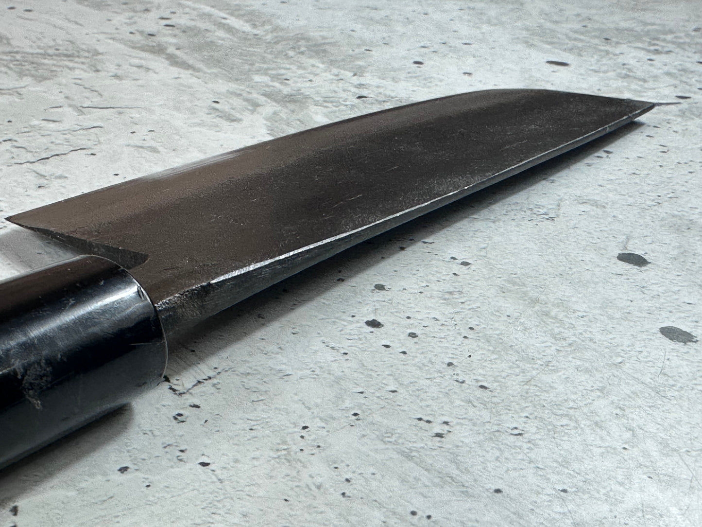 Vintage Nakiri Knife 160mm Carbon Steel Made in Japan 2026