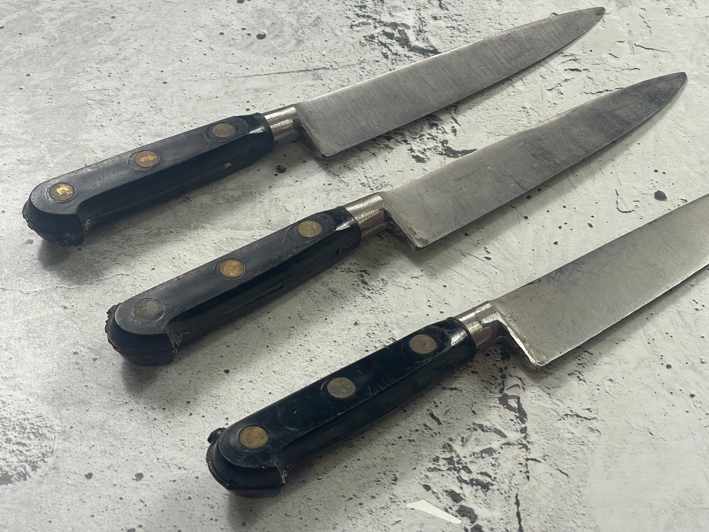 Knife Set Project unfinished French Sabatier Knife Set 3x Made In France 🇫🇷 1541