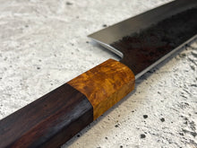 Load image into Gallery viewer, Santoku 150mm  Stainless K110 Rosewood and Amboyna Burl Timber Handle