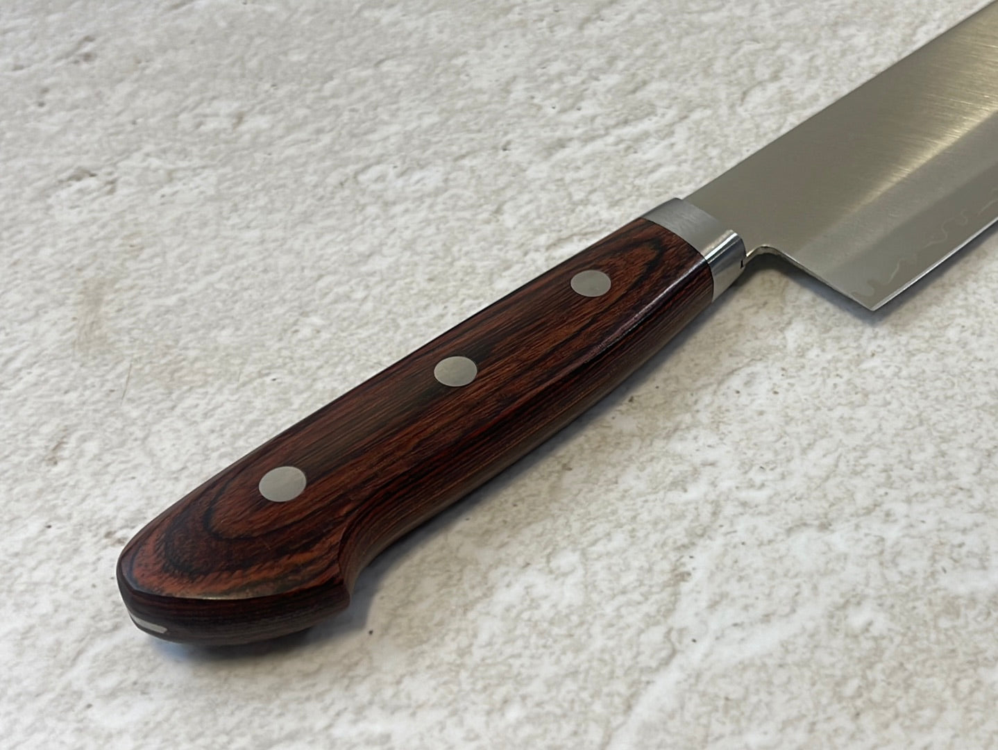 Tsunehisa VG1 Nakiri Knife 165mm  Brown Pakkawood Handle - Made in Japan 🇯🇵