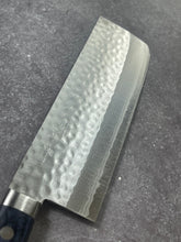 Load image into Gallery viewer, Masutani Kokuryu Nakiri 160mm Blue Pakkawood Handle