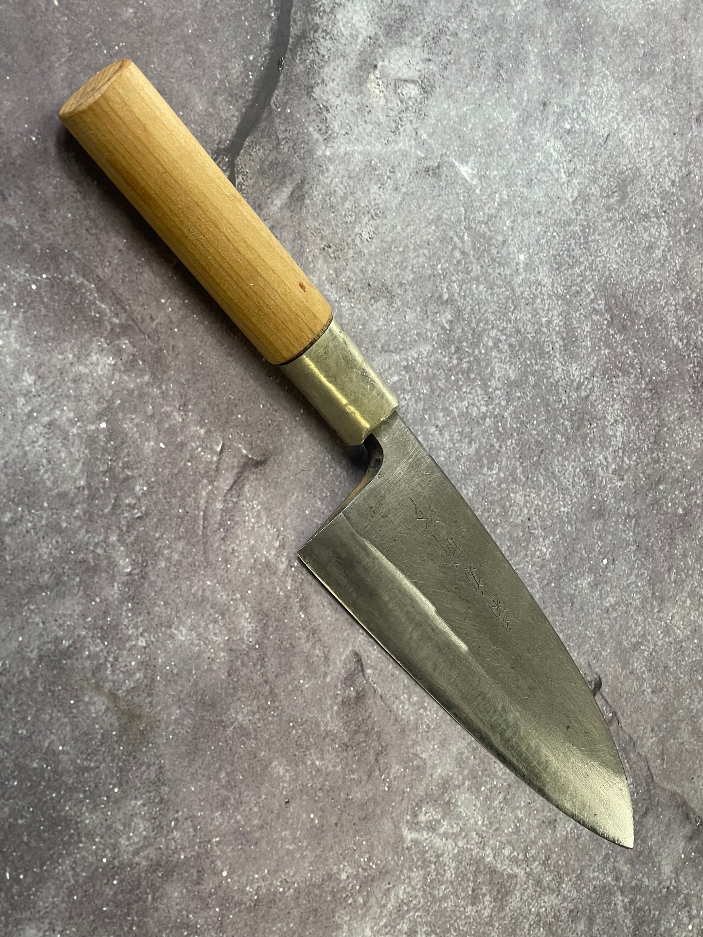 Vintage Japanese Deba Knife 170mm Made in Japan 🇯🇵 Carbon Steel 1751