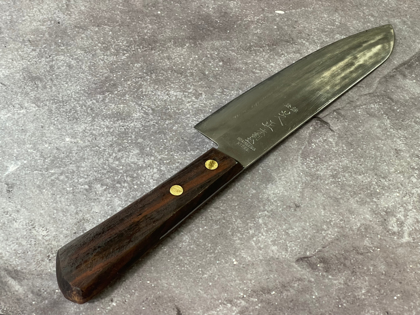 Vintage Japanese Santoku Knife 170mm Made in Japan 🇯🇵 1694
