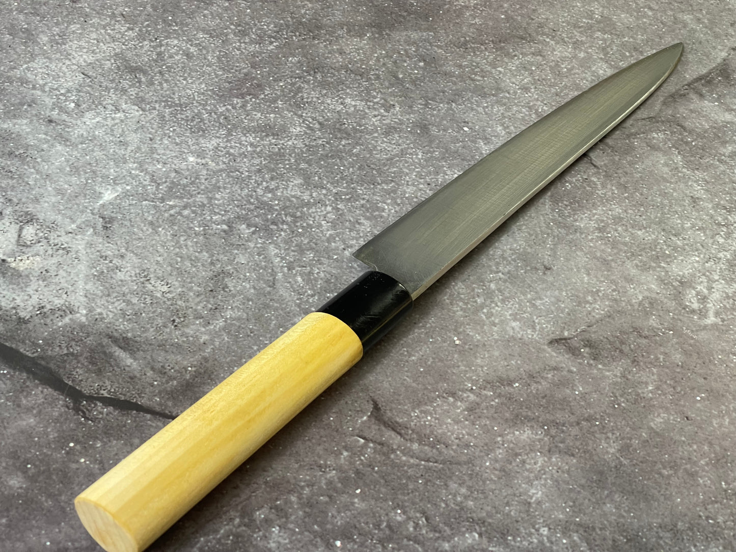 Vintage Japanese Yanagiba Knife 200mm  Made in Japan 🇯🇵 Carbon Steel 1684