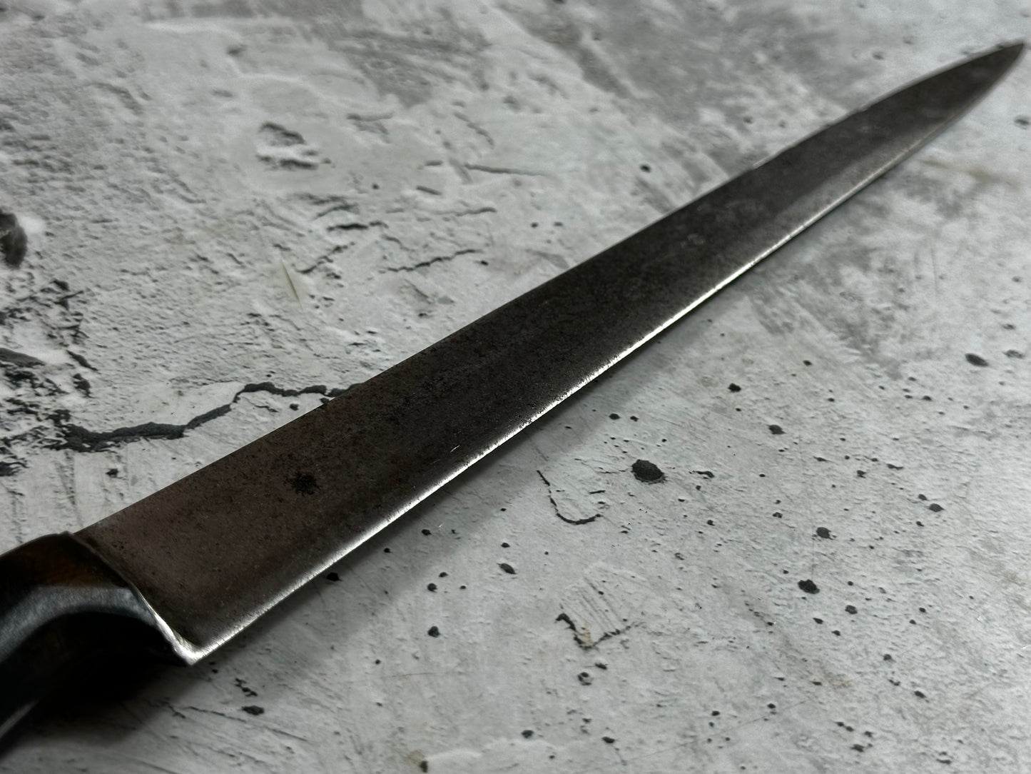 Vintage Gustav Emil Ern Fillet Flexible Knife 260mm Made in German Cabon steel 2005