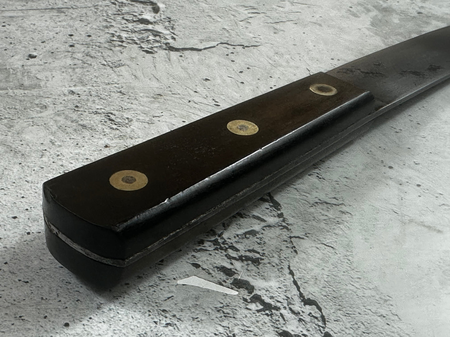 Vintage A. & L. Hofmann Butcher Knife 260mm  Carbon Steel Blade Made in German 2001