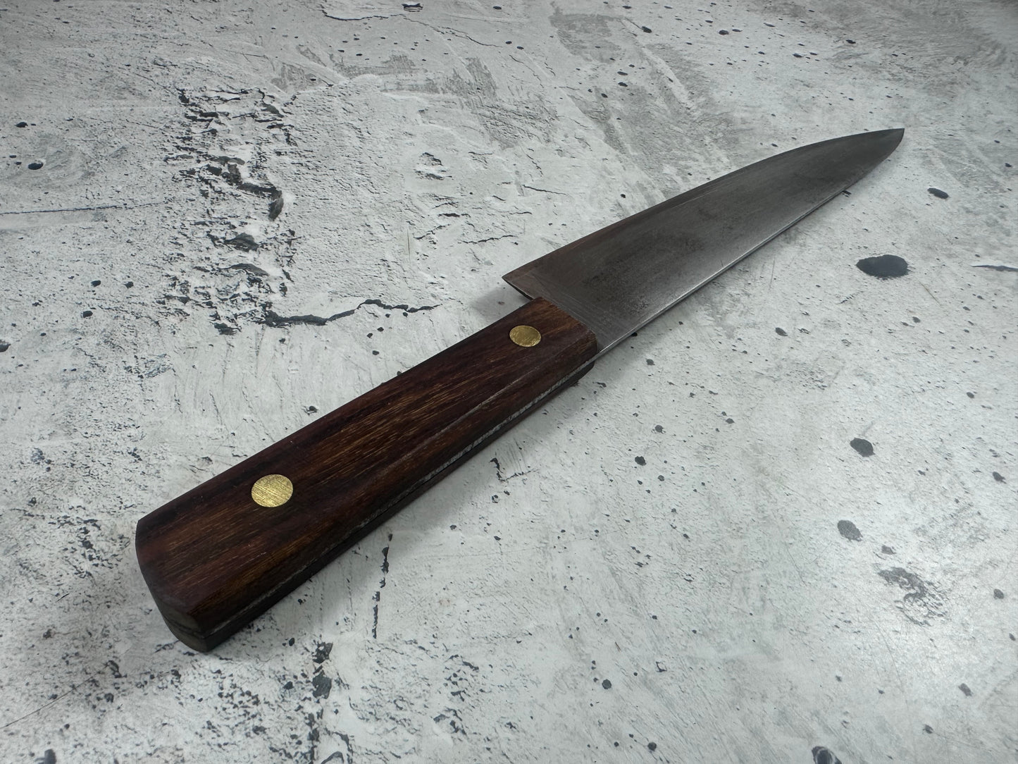 Vintage Japanese Gyuto Knife 210mm Carbon Steel Japan 2012