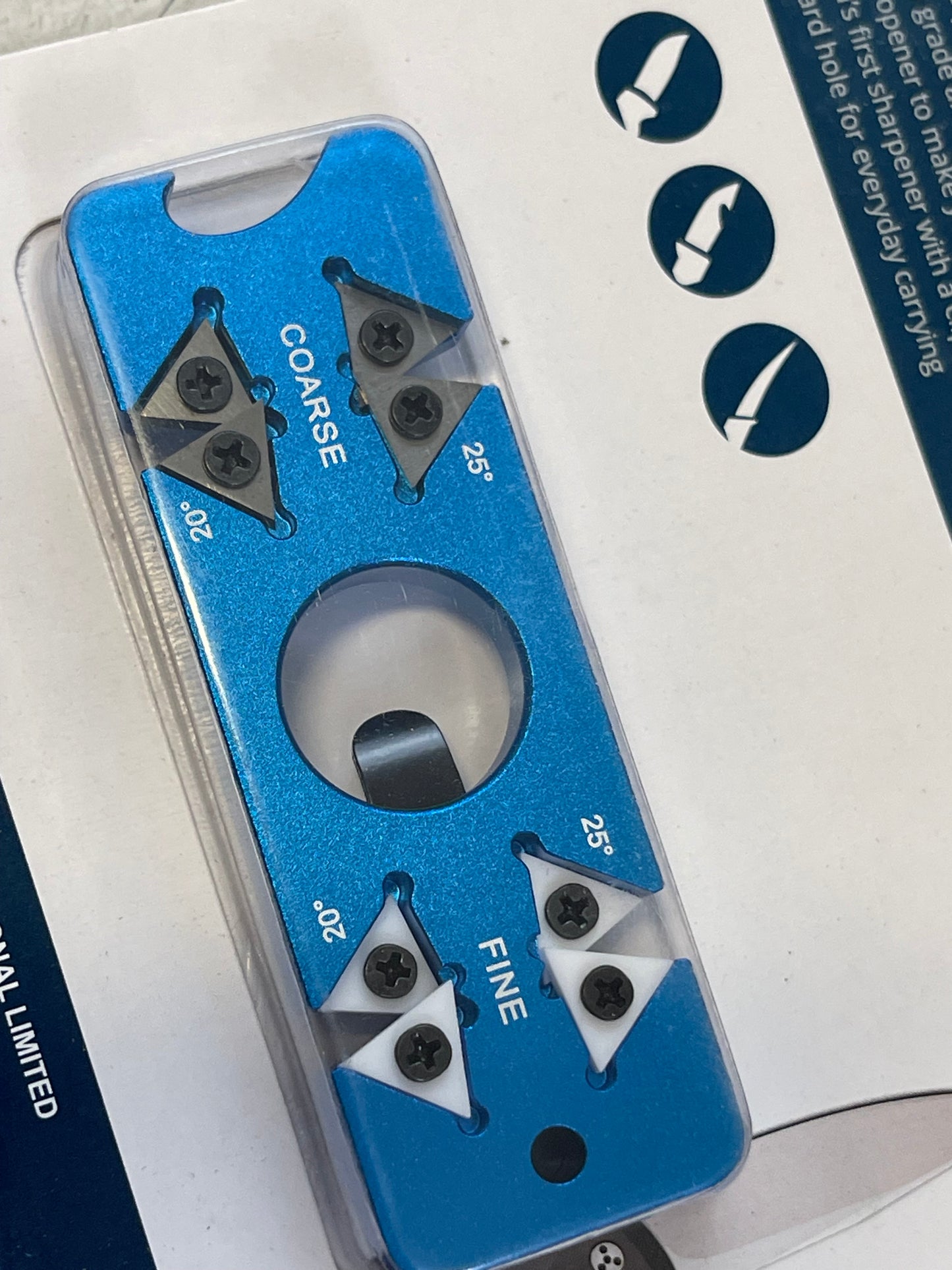 New Risan Ceramic & Carbide Outdoor Knife Sharpener