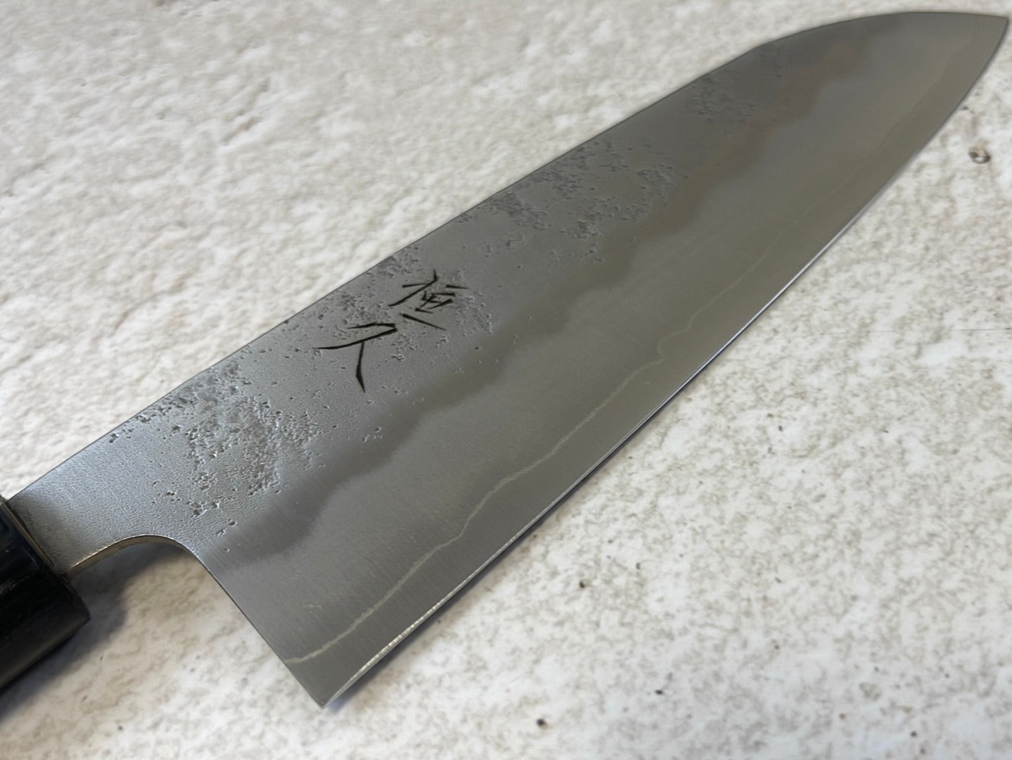 Tsunehisa G3 Nashiji HBC Santoku 170mm - Made in Japan 🇯🇵 Magnolia Oval Wa Handle