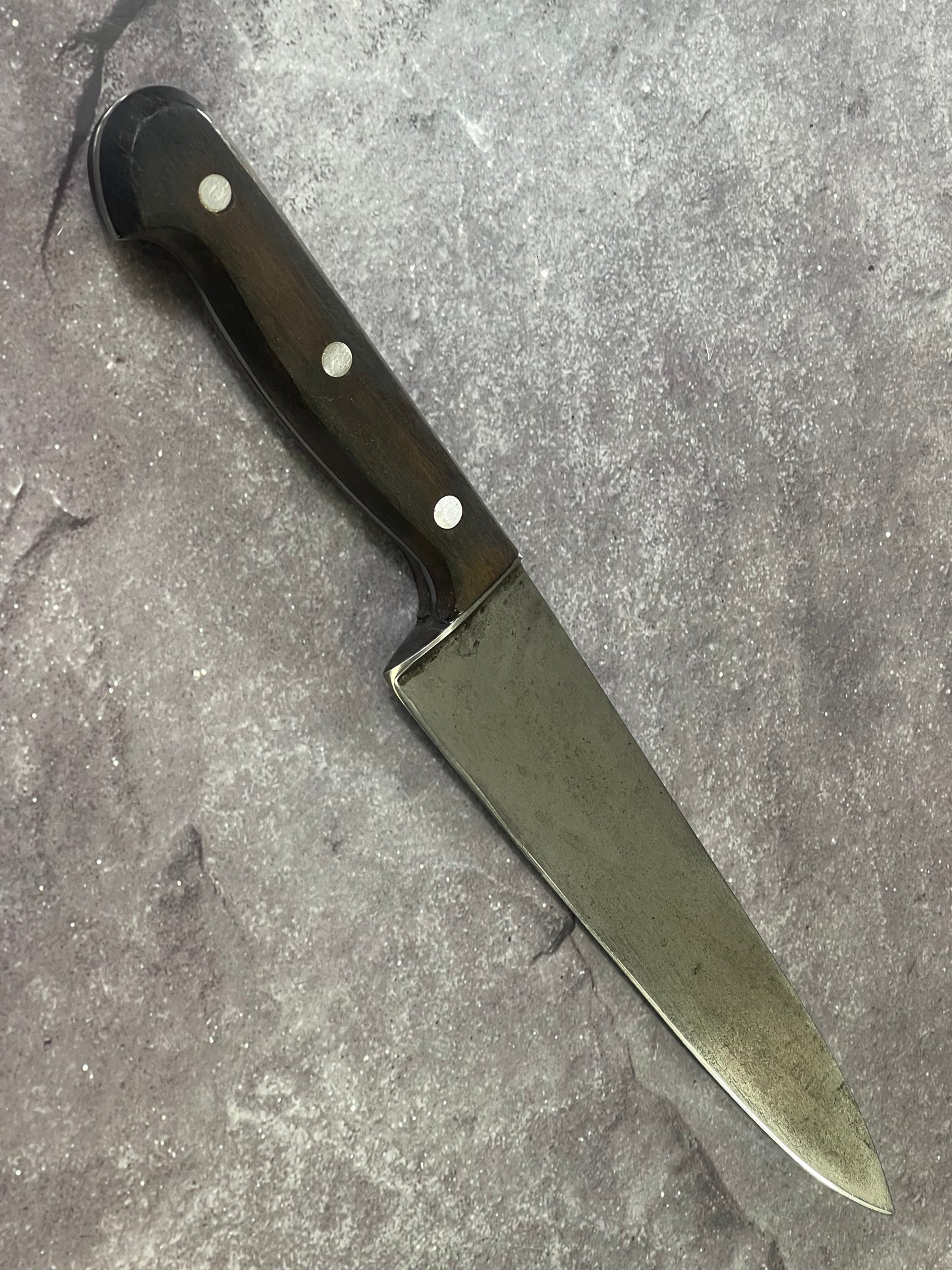 Vintage J. A. Henckles Twinworks Chef Knife 20cm Carbon Stell Made in German 🇩🇪 1618