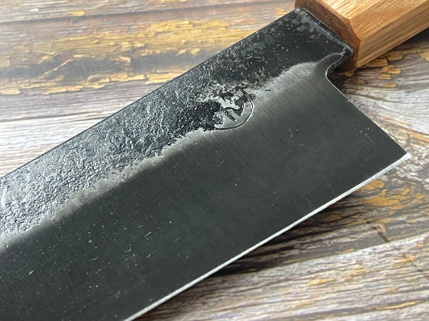 HG Blade Bunka Knife 175mm Kurouchi Finish 1084 High Carbon Steel (2025)