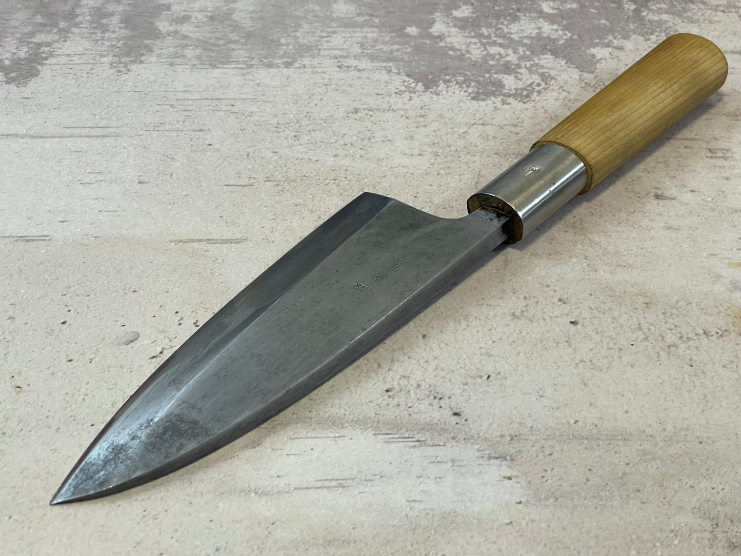 Vintage Japanese Deba Knife 150mm Made in Japan 🇯🇵 Carbon Steel 1429