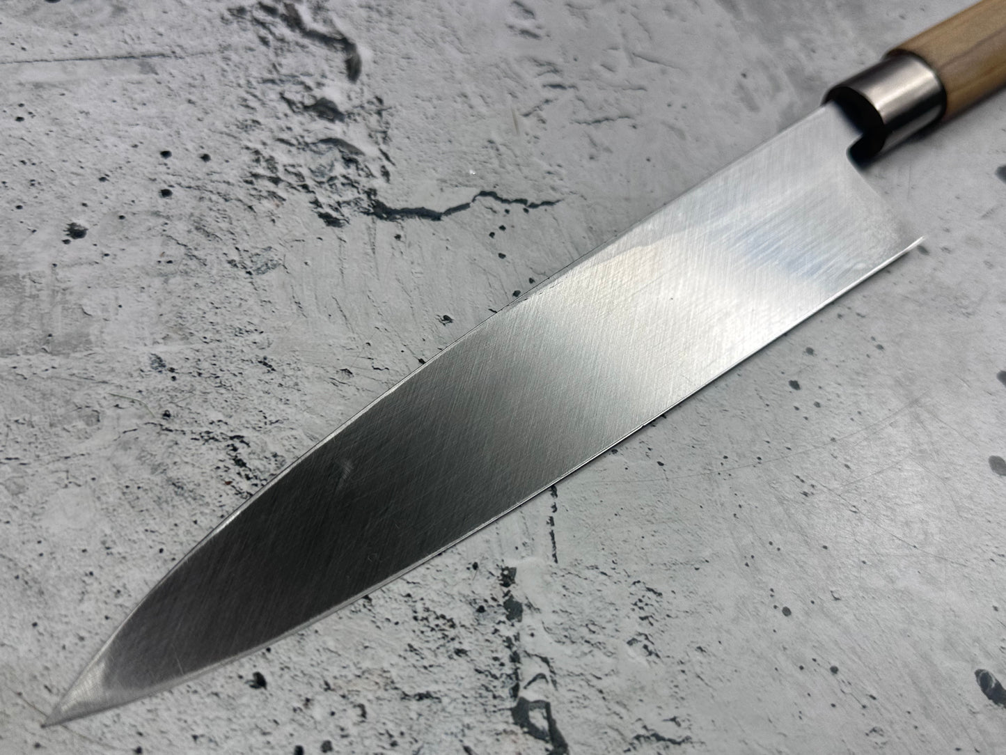 Vintage Sakai Bunkisaku Sashimi Knife 220mm Carbon Steel Wood Handle 2226