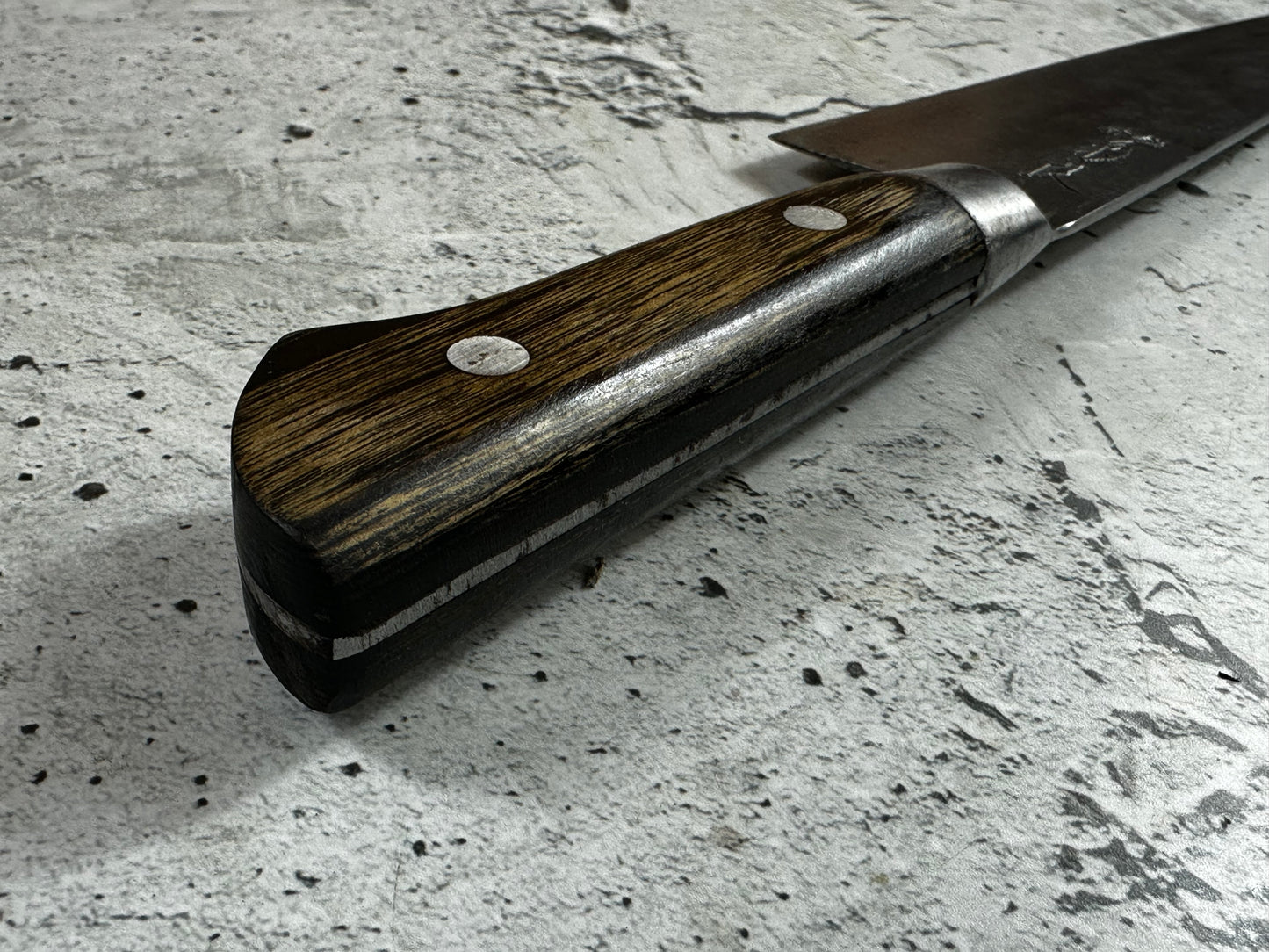 Vintage Japanese Gyuto Knife 250mm Carbon Steel  Made in Japan 2013