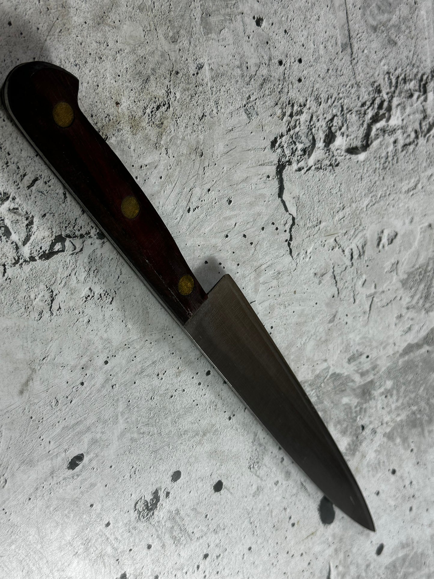 Vintage French Chef Knife 200mm High Carbon Steel Made in France 2034