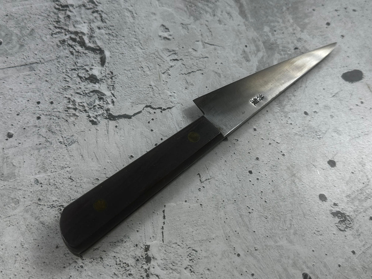 Vintage Minamoto Sukehisa Honesuki Knife 135mm Carbon Steel Wood Handle 2234