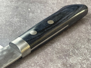 Masutani Kokuryu Ko-Santoku 130mm Blue Pakkawood Handle