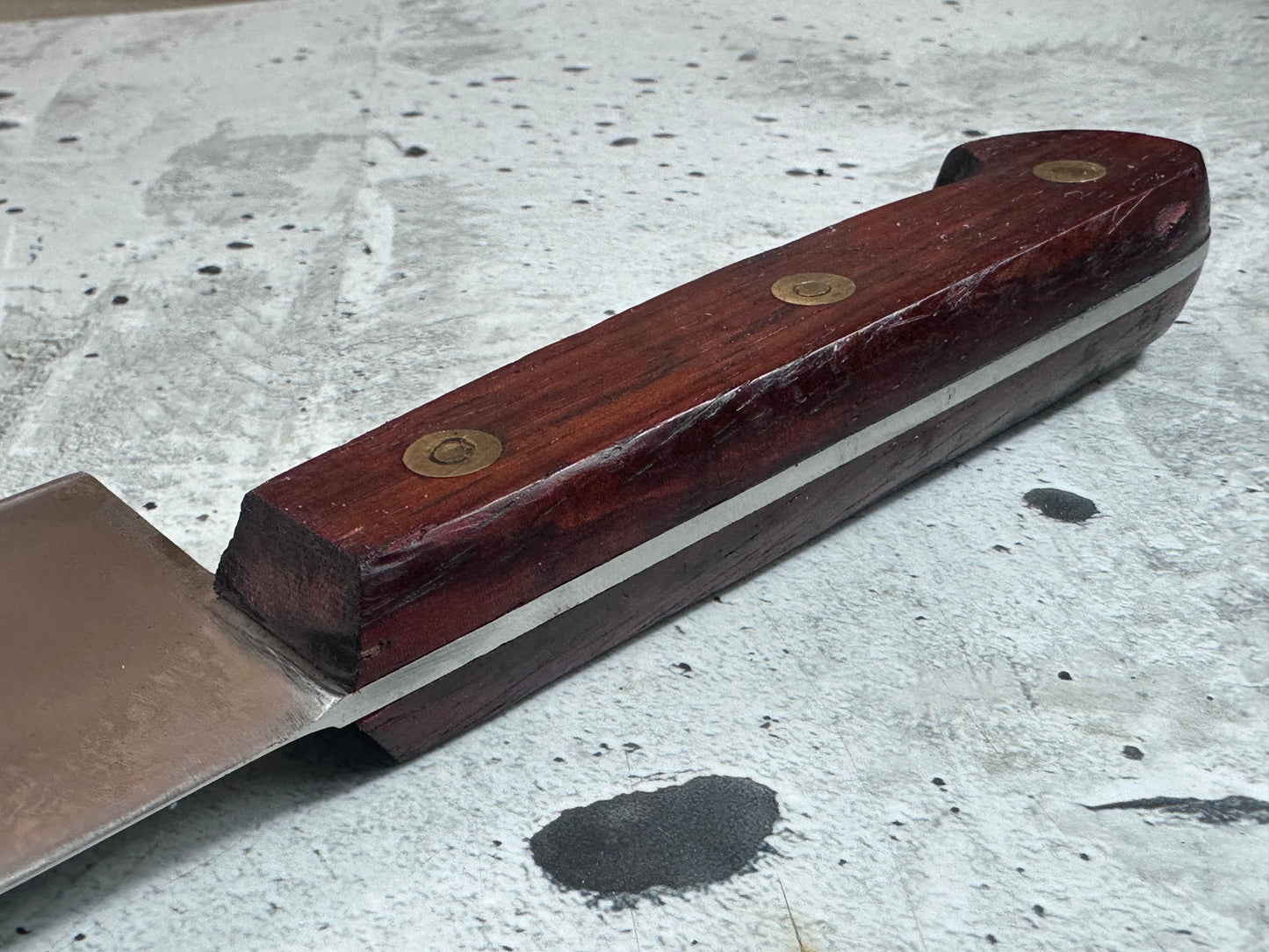 Vintage French Chef Knife 300mm High Carbon Steel Made in France 2031