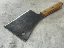 Load image into Gallery viewer, Vintage Butchers Foster Bros Cleaver Knife 160mm Made in USA 🇺🇸 Carbon Steel 1894