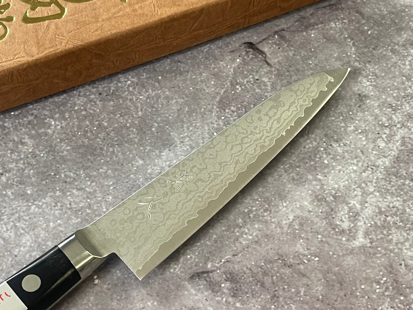 Tsunehisa VG-10 Damascus Petty 120mm Oak Handle Made in Japan 🇯🇵